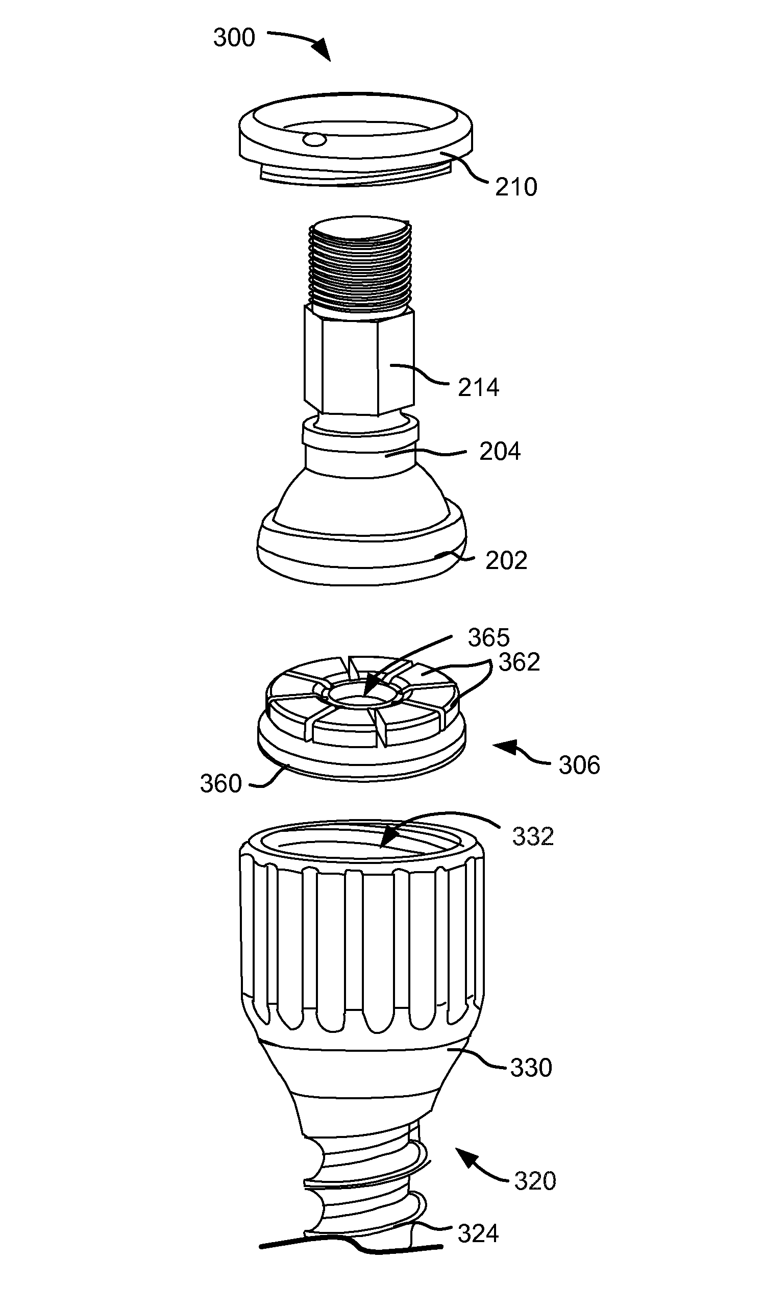 Load-sharing bone anchor having a deflectable post and axial spring and method for dynamic stabilization of the spine