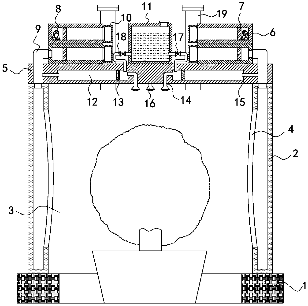 Cultivation and planting device for urban ecological landscape plants