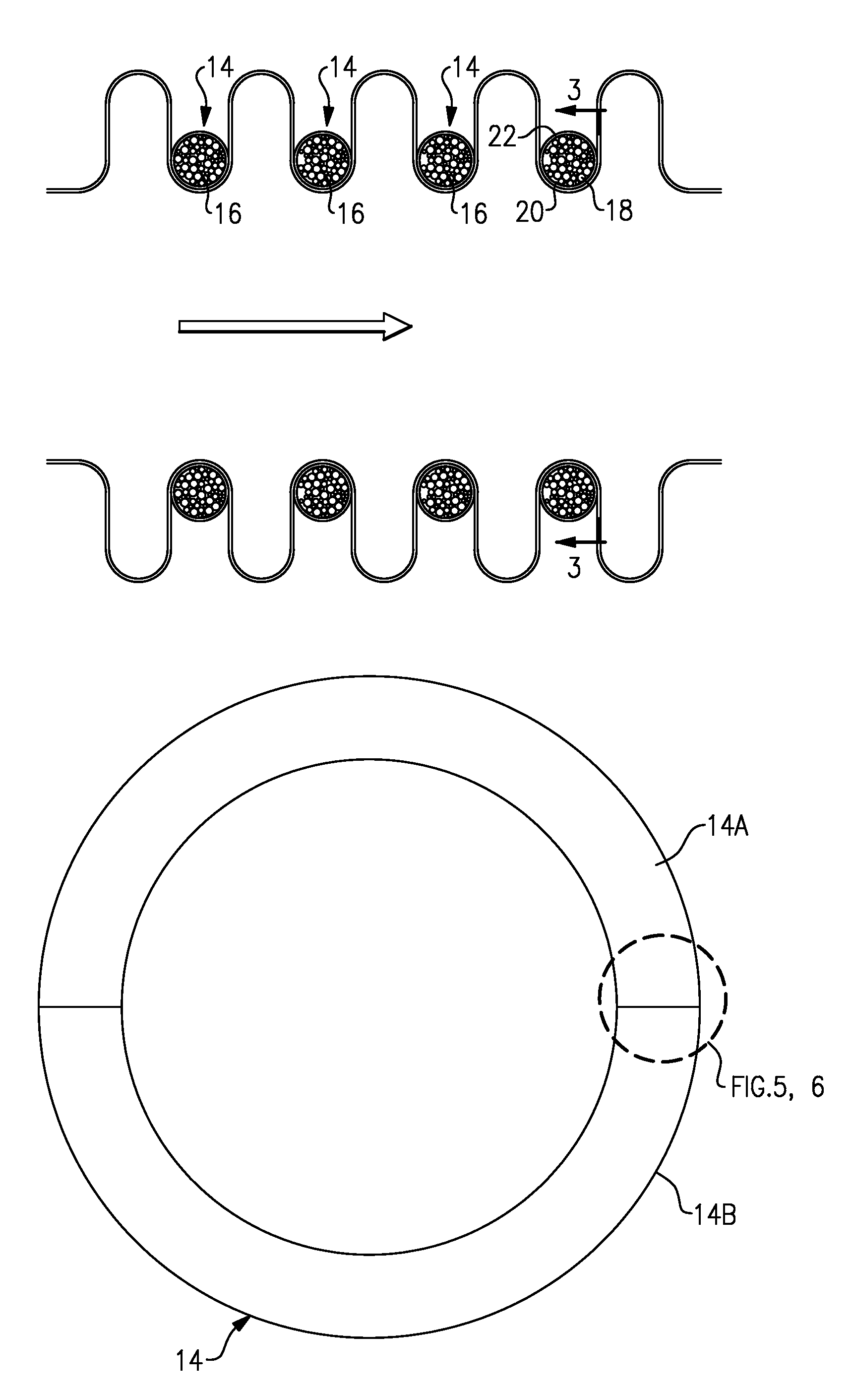 Damper root ring