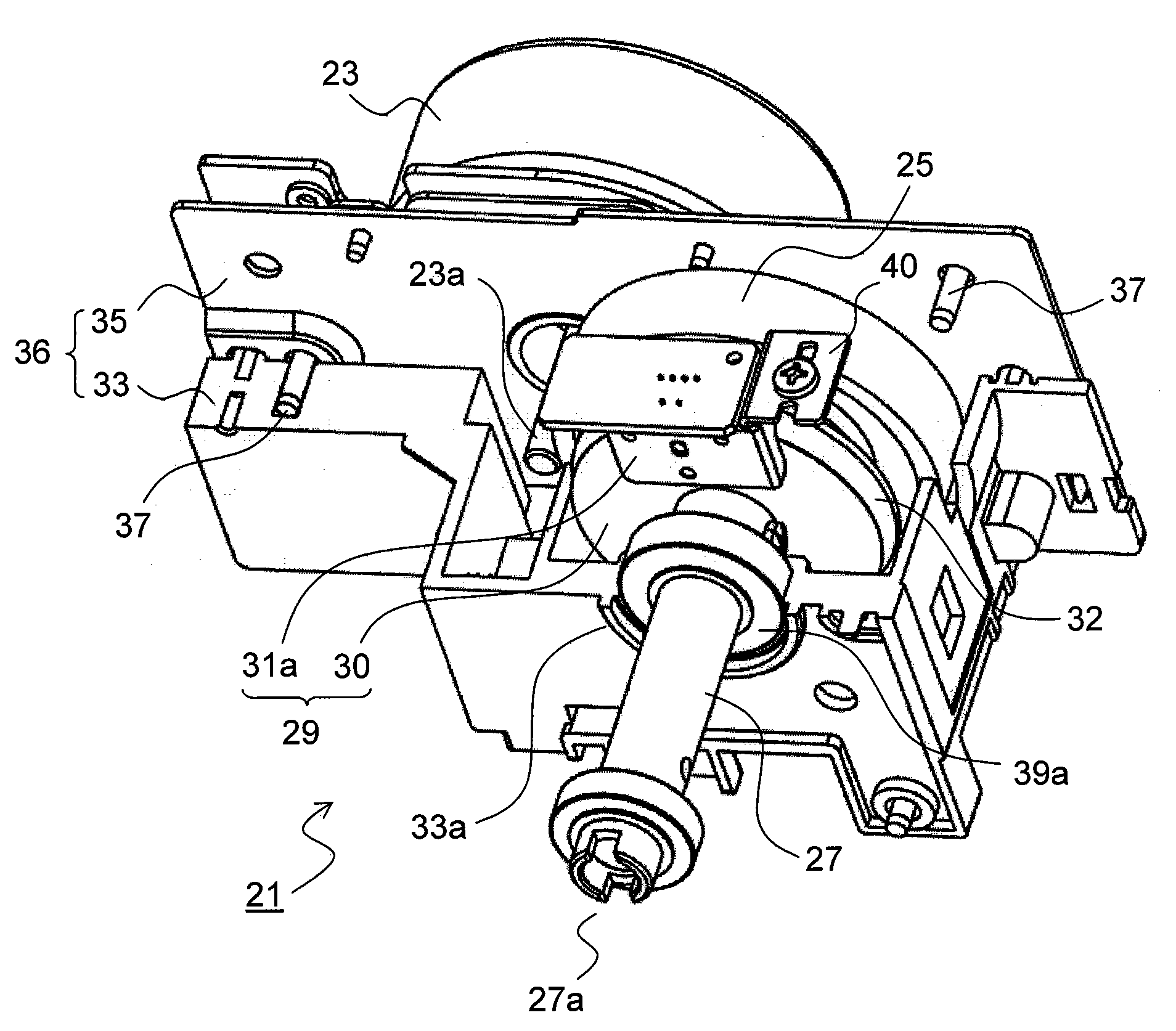 Drive Unit and Image Forming Apparatus Equipped with the Same