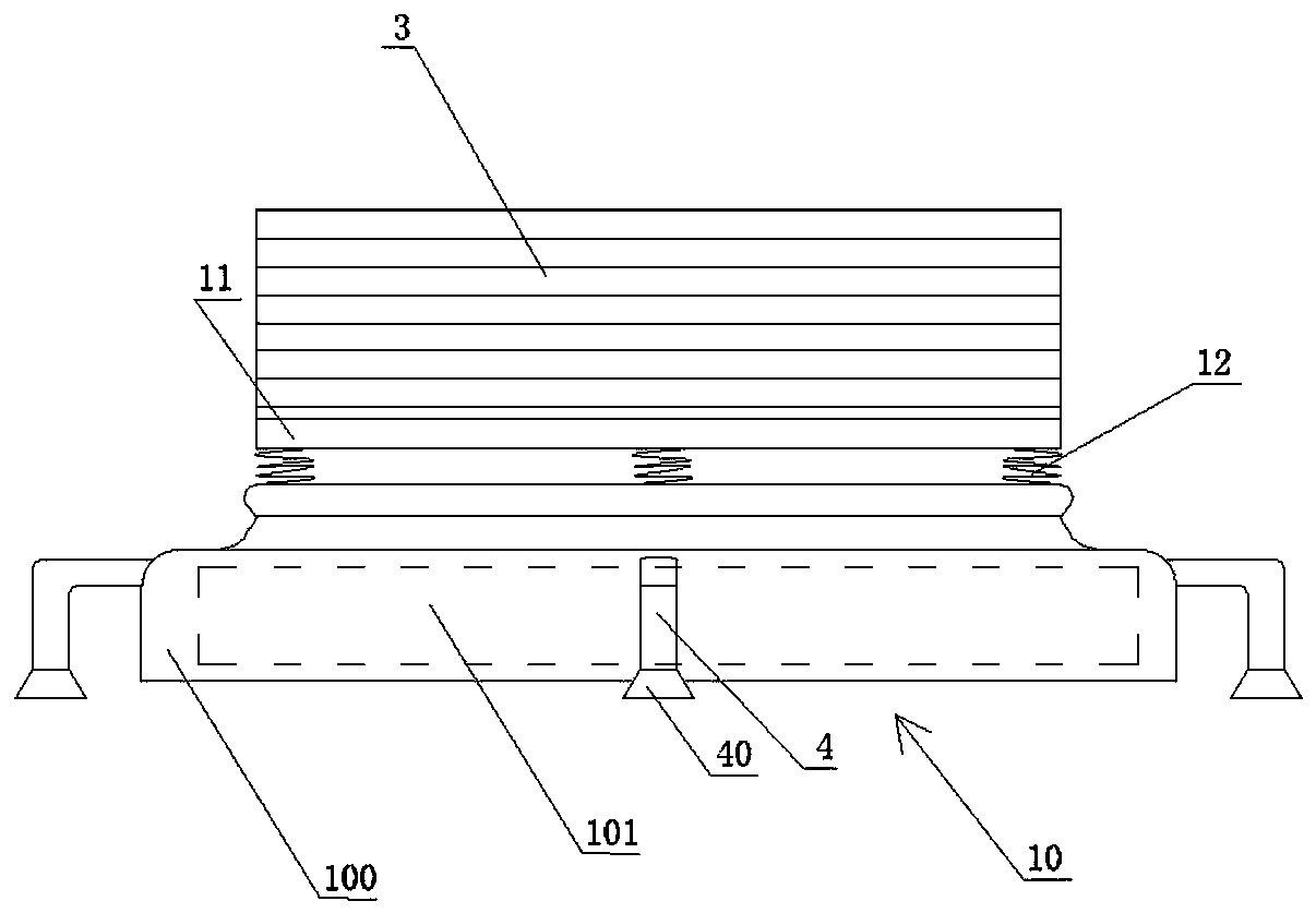 Tissue box convenient for tissue extraction