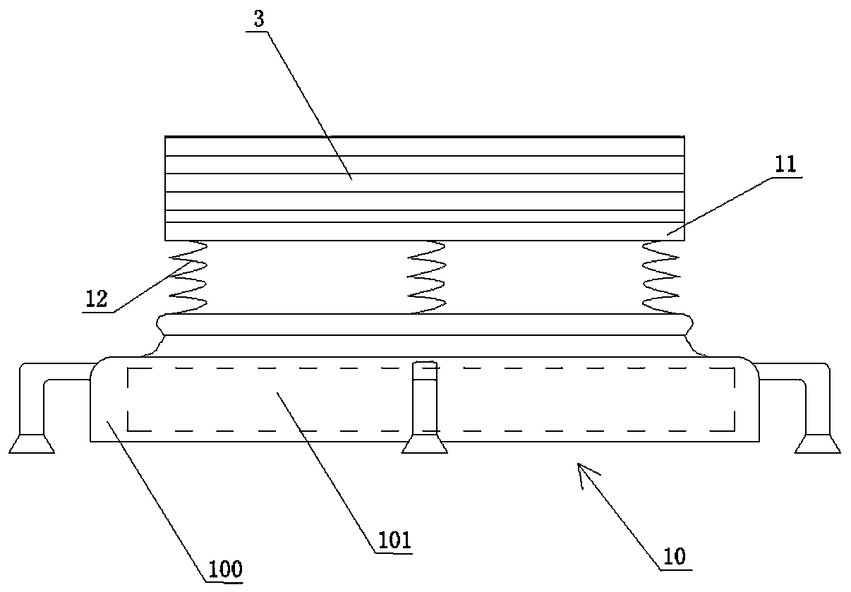 Tissue box convenient for tissue extraction