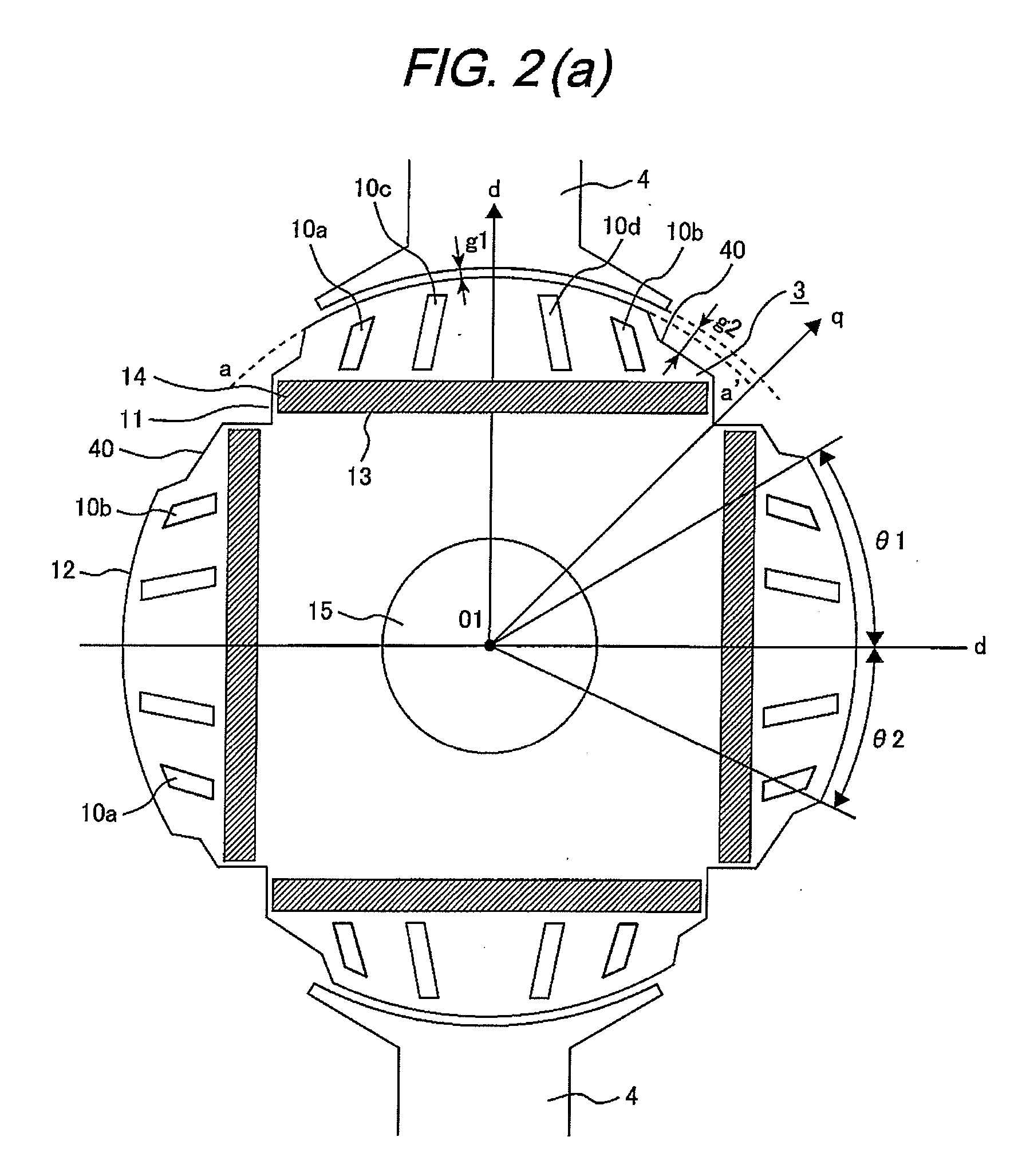 Permanent magnet type electric rotary machine and compressor using the same