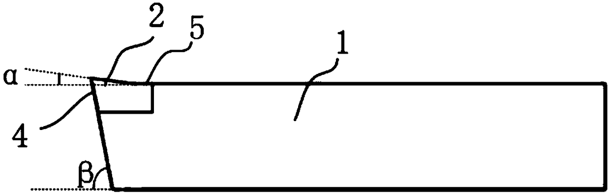 Roughening knife and method for manufacturing orange-peel-shaped rubber roller