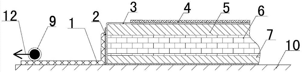 A kind of sandwich structure composite material forming method