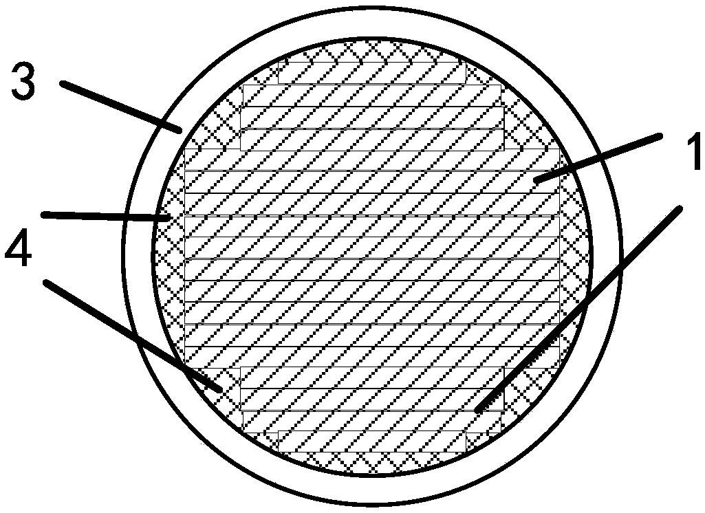 High-temperature superconducting composite conductor containing inner superconducting layer and outer superconducting layer