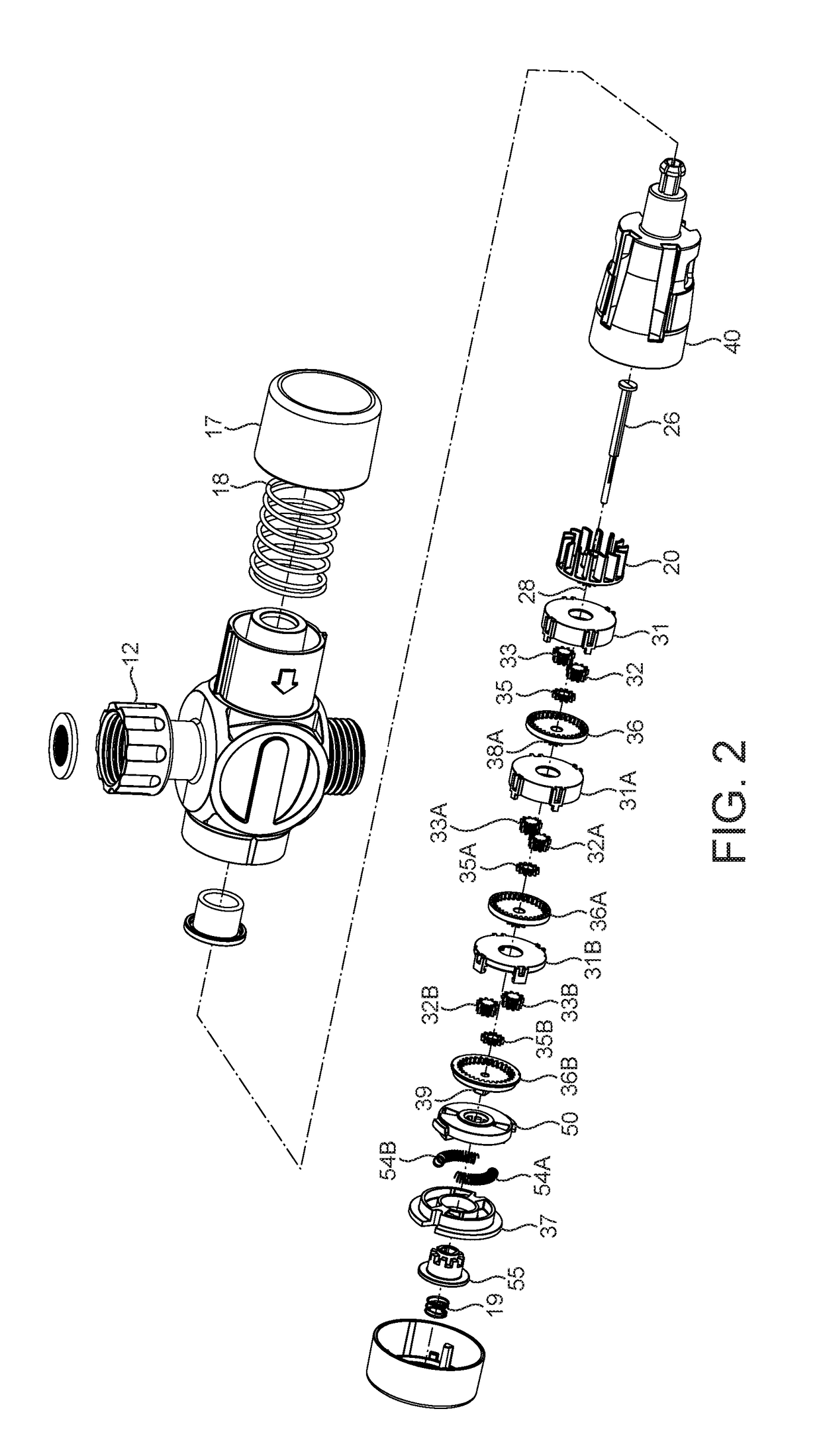 A fluid-metering device