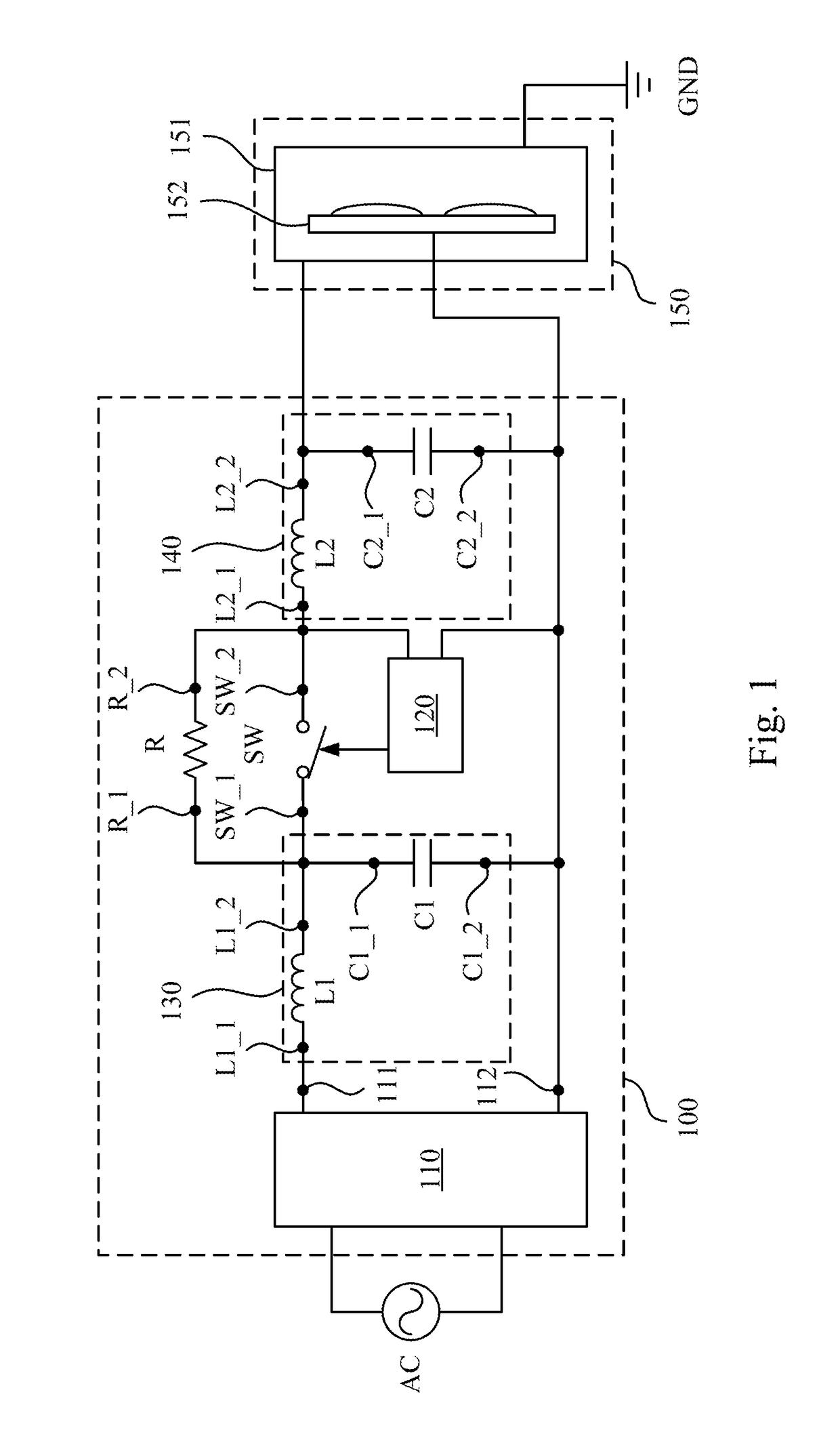 Arc suppression device and arc suppression method