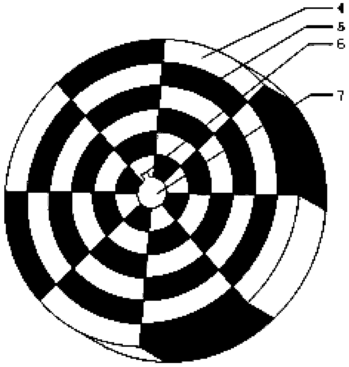 Vibration reduction gear with two-dimensional quasi-phonon crystals