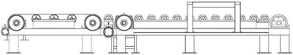 A block cutting feeding conveying mechanism