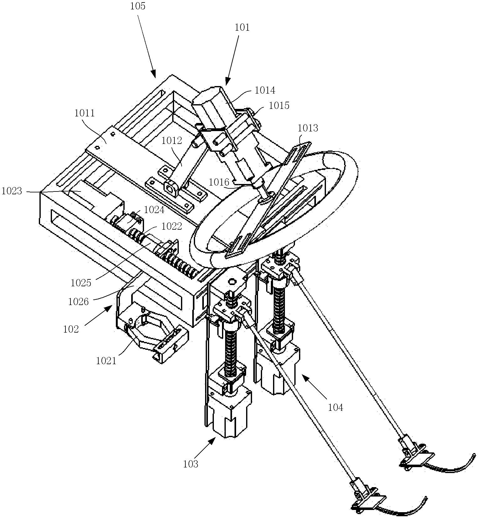 Automatic drive robot used in vehicle road tests