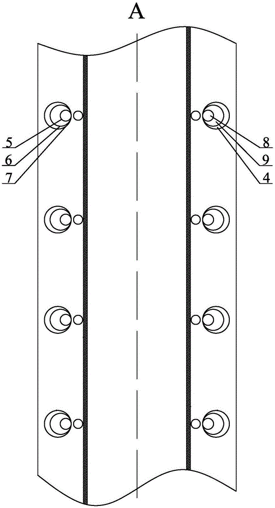 Multi-injection staged W flame boiler using swirl pulverized coal burner