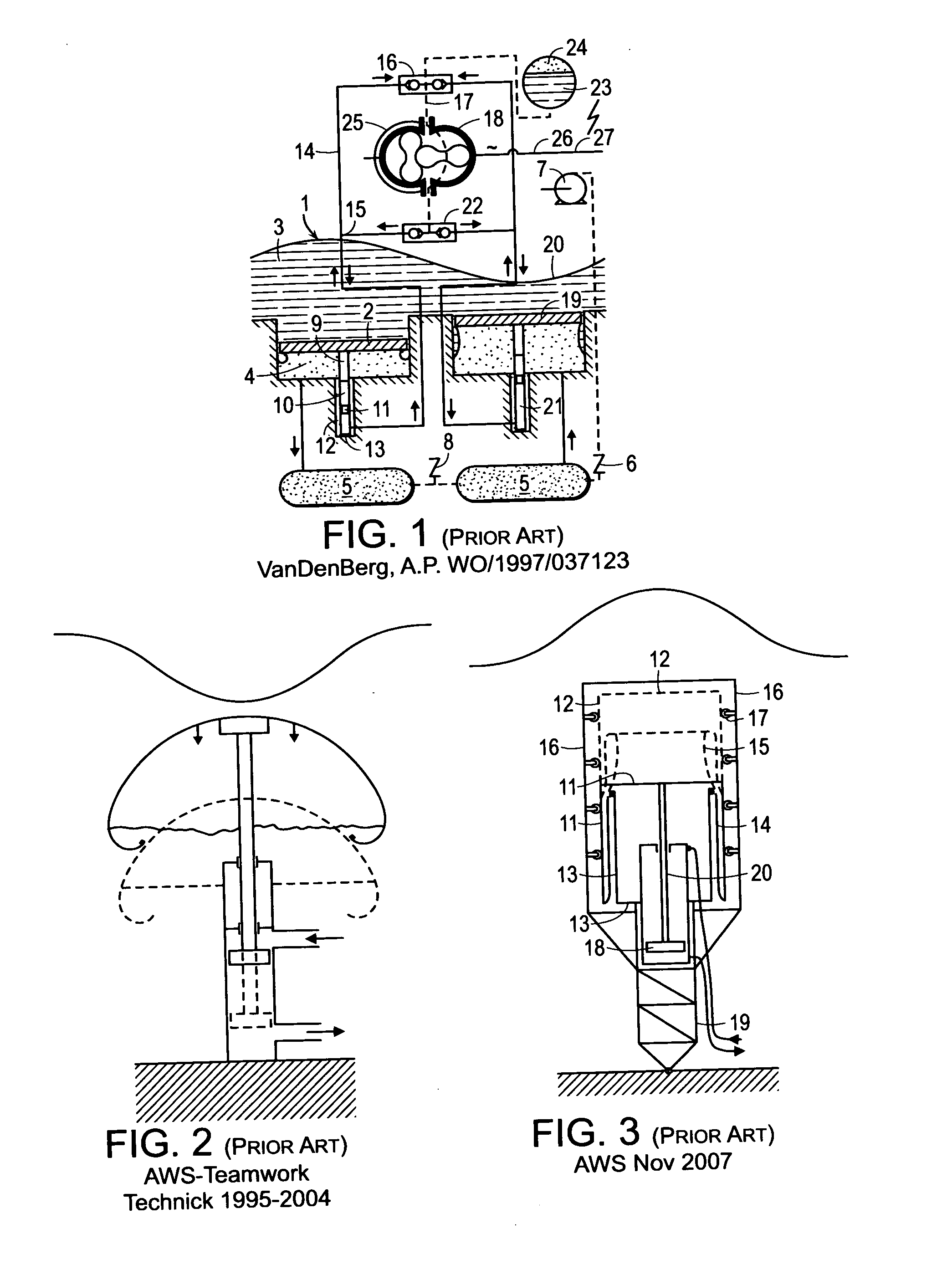 Heaving ocean wave energy converter