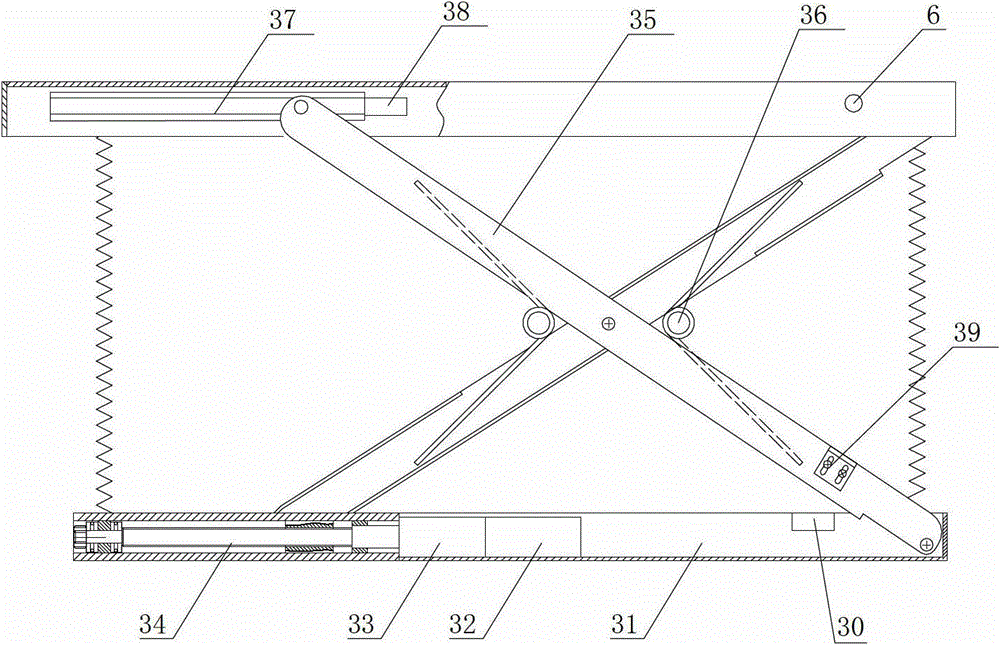 Lifting table top