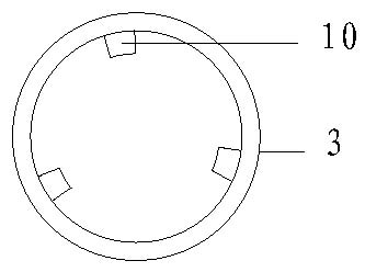 Mould for preparing electric smelting zirconium adamantine spar rotating cylinder brick