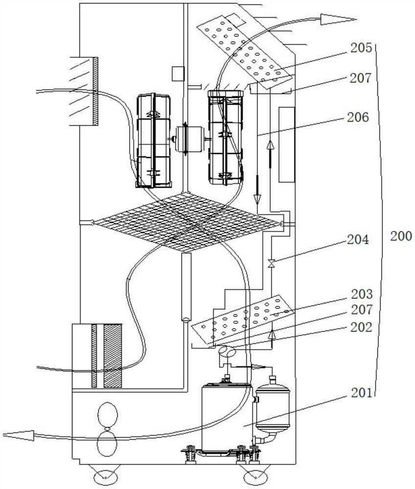 A kind of portable fresh air conditioner and control method