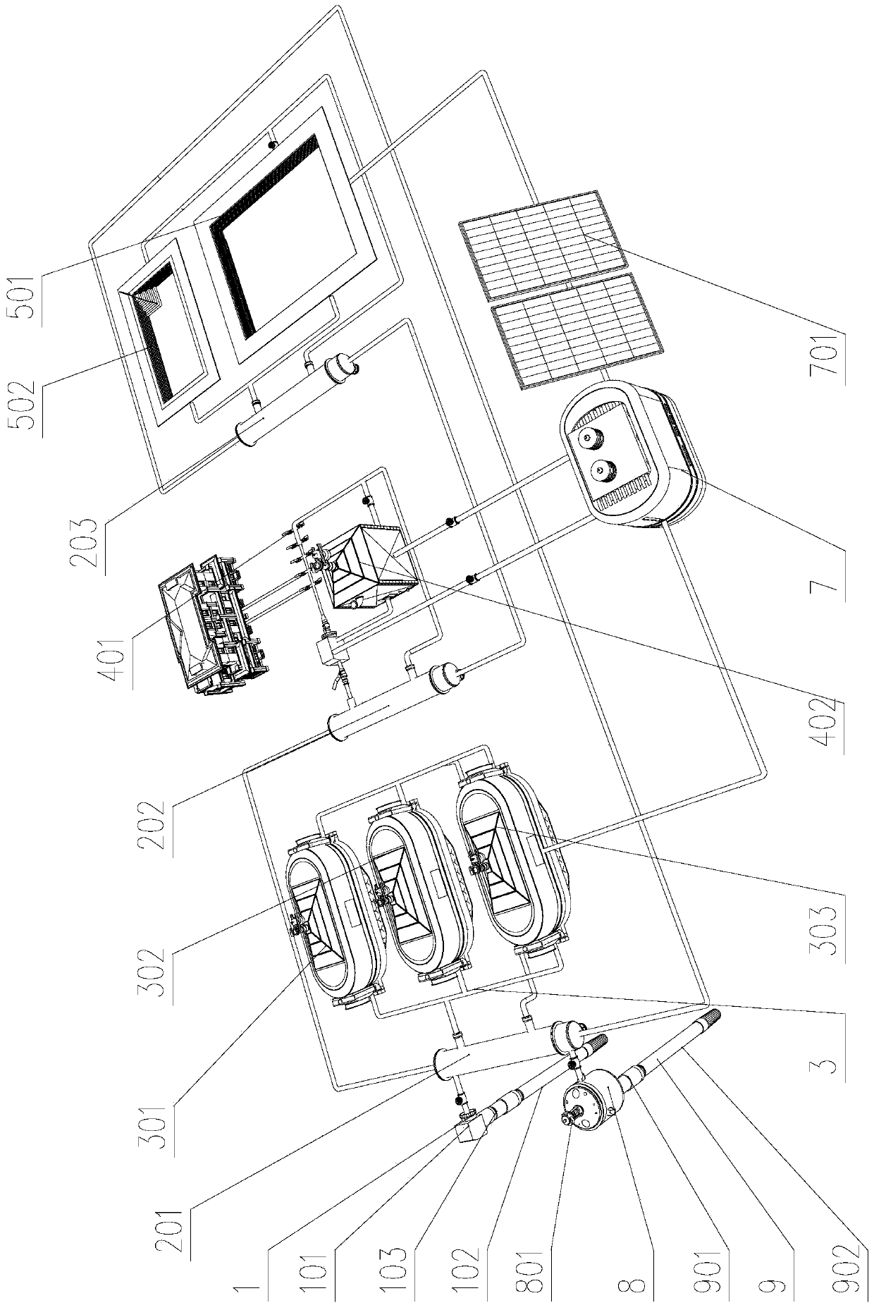 Gradient utilization enhanced geothermal system