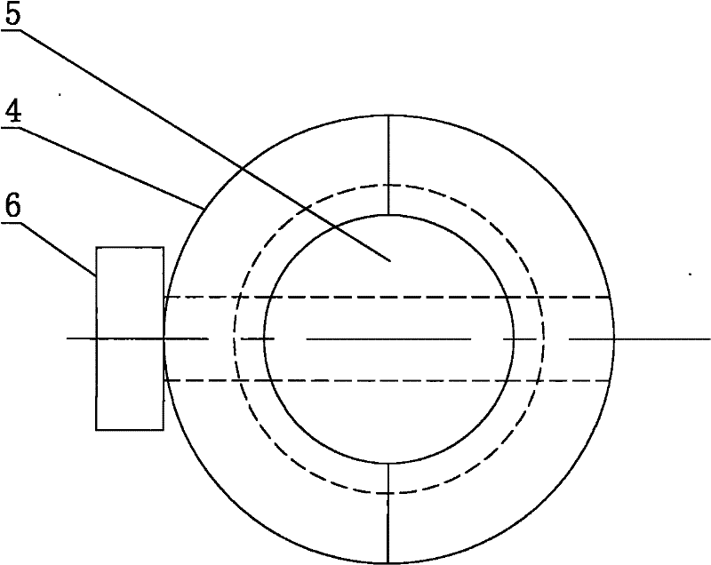 Handle-frame-type rolling pole