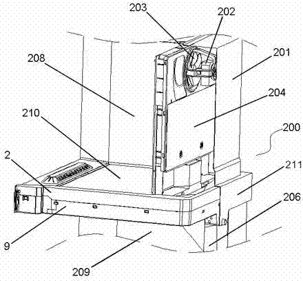 Air duct system for refrigerator