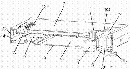 Air duct system for refrigerator