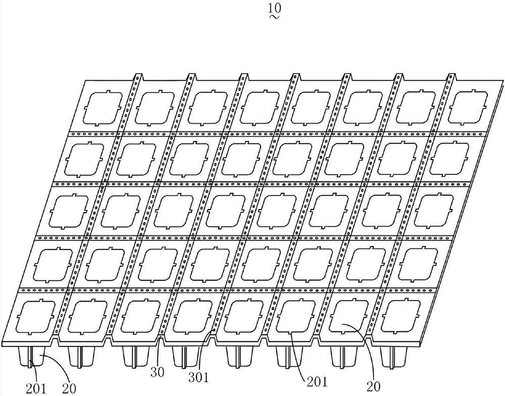 Application of bio-based sulfonate as water-retaining agent and slow-release inhibitor in preparation of seedling hole tray and seedling hole tray