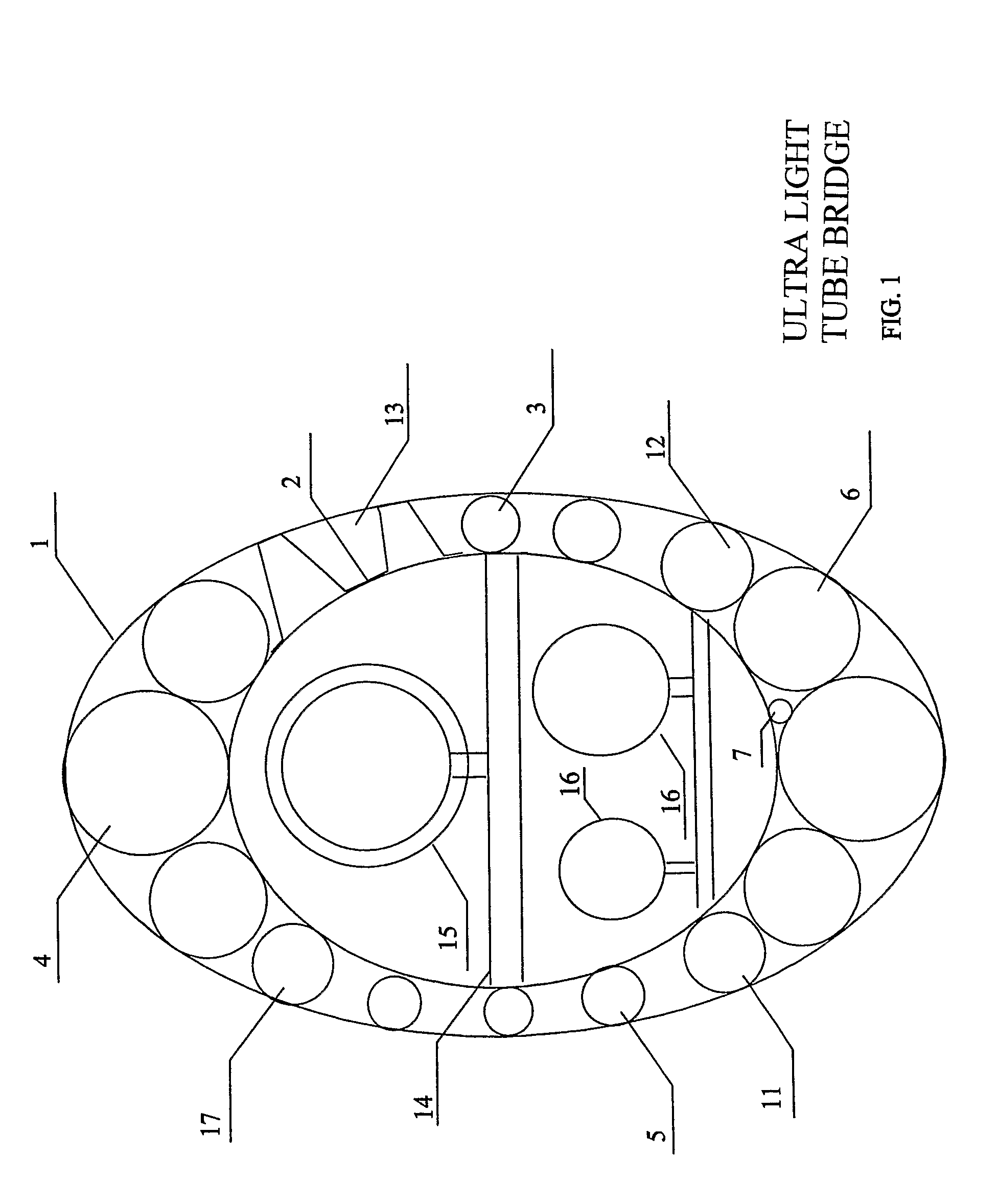 Bridge and method for manufacturing the bridge