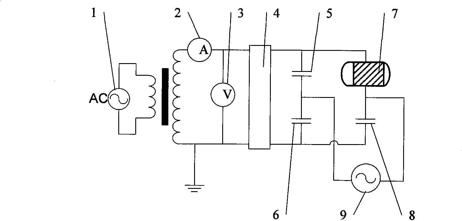 Harmful gas conversion device with non-thermal plasma induced by dielectric barrier discharge