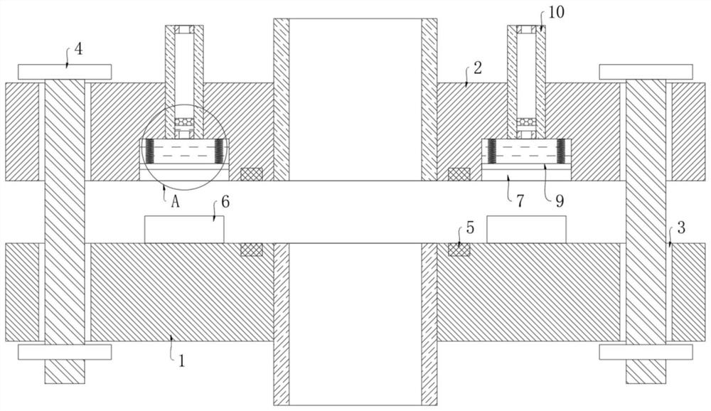 A flange with loose warning function