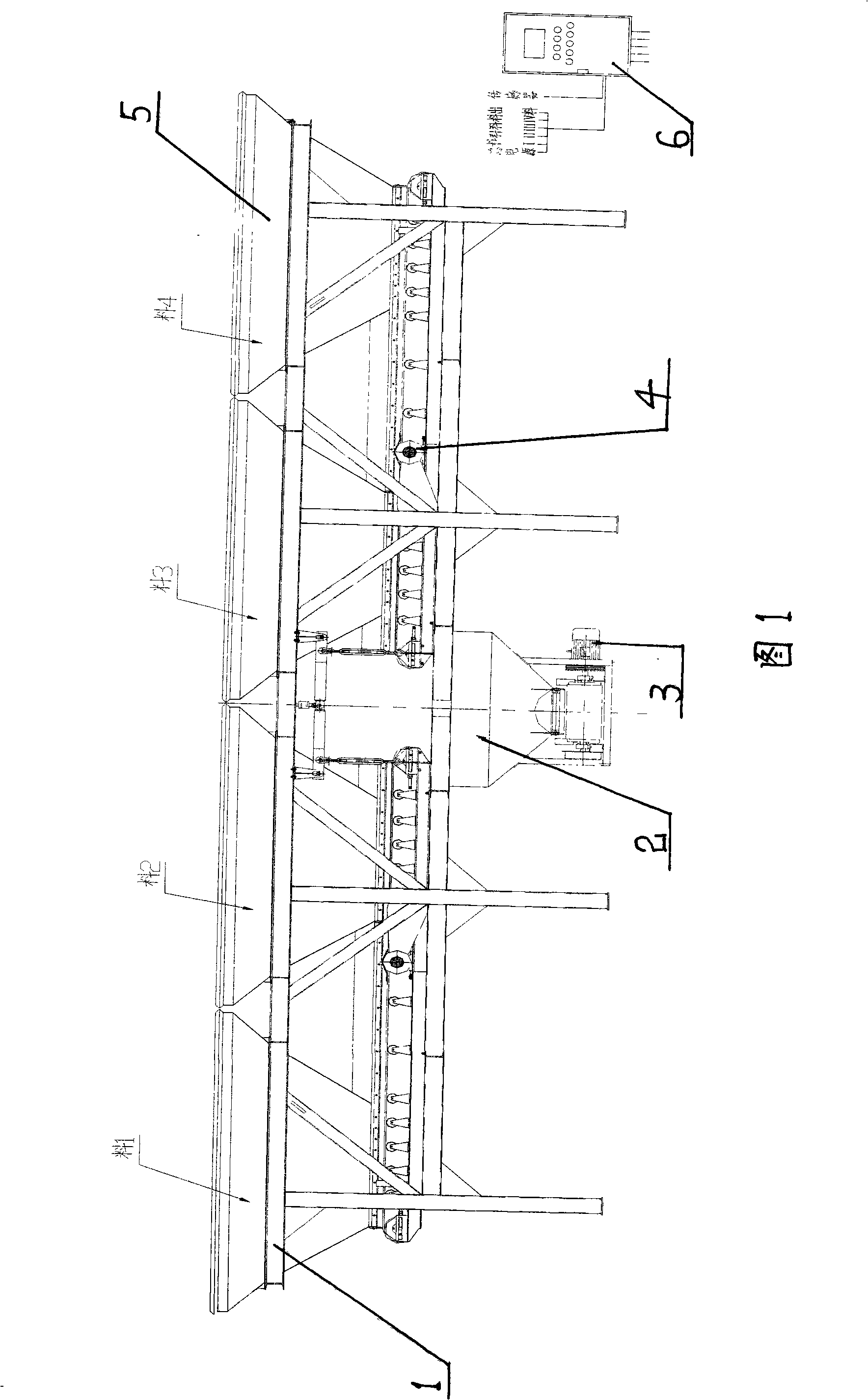 Batching machine with batching control system