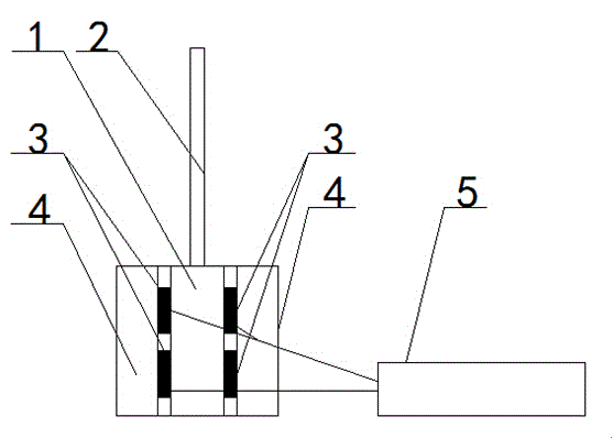 Household power generation device of solar water heater