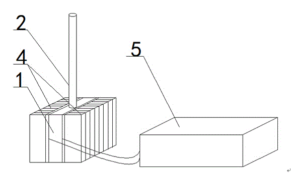 Household power generation device of solar water heater