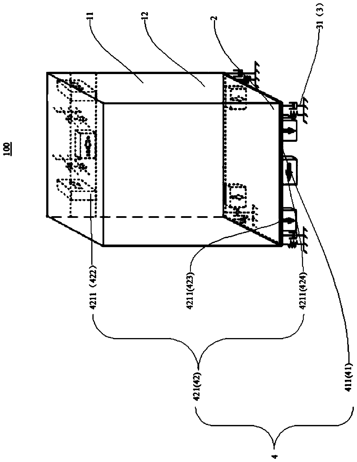 Active vibration reduction platform for military computer cabinet application