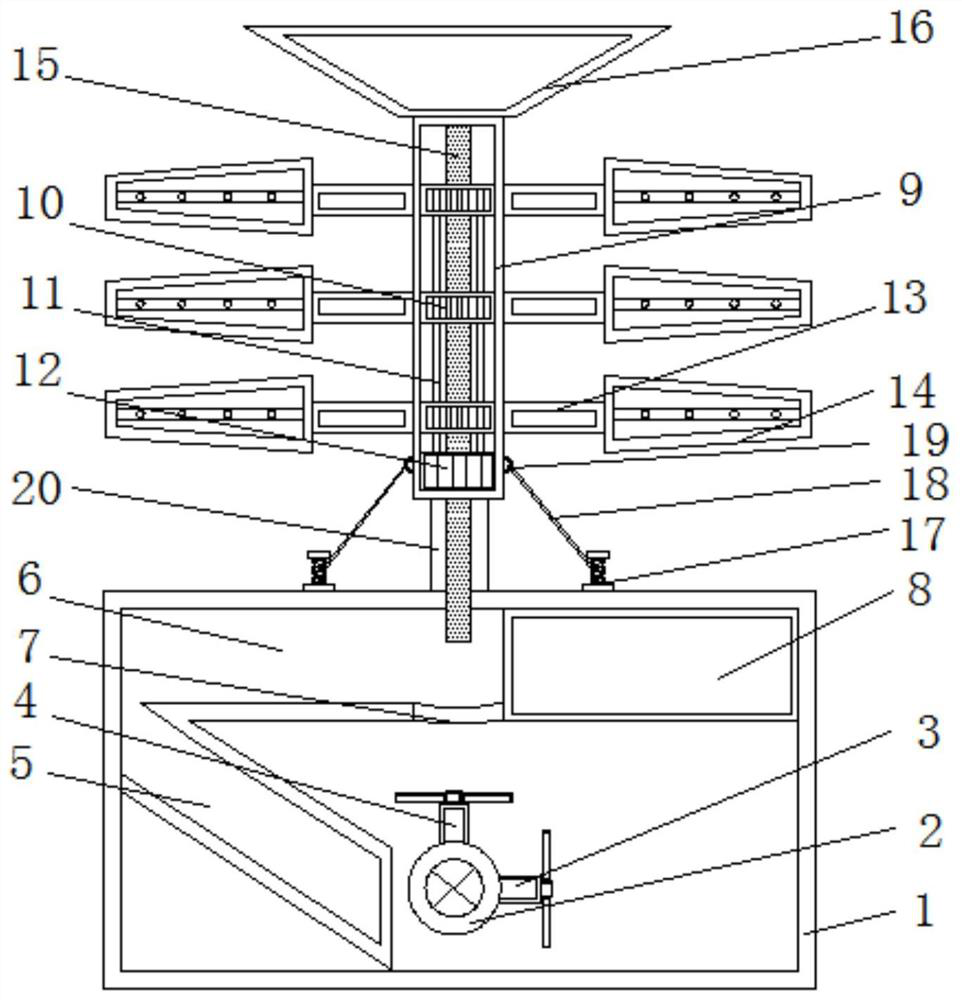 Offshore tidal wind power generation device and power generation method