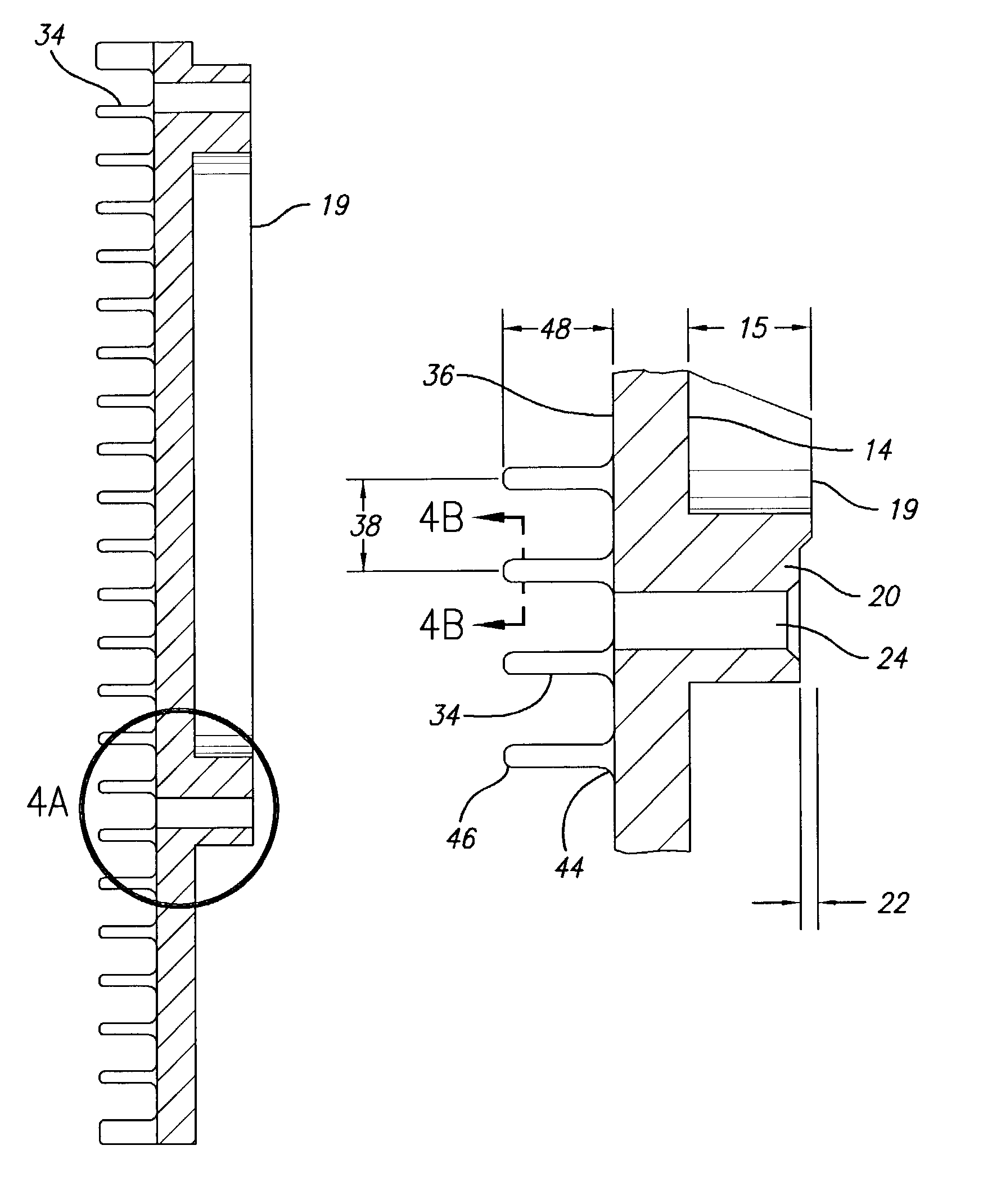 Heat sink and electromagnetic interference reduction device