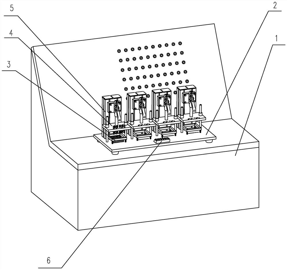 Electric power instrument circuit board detection device