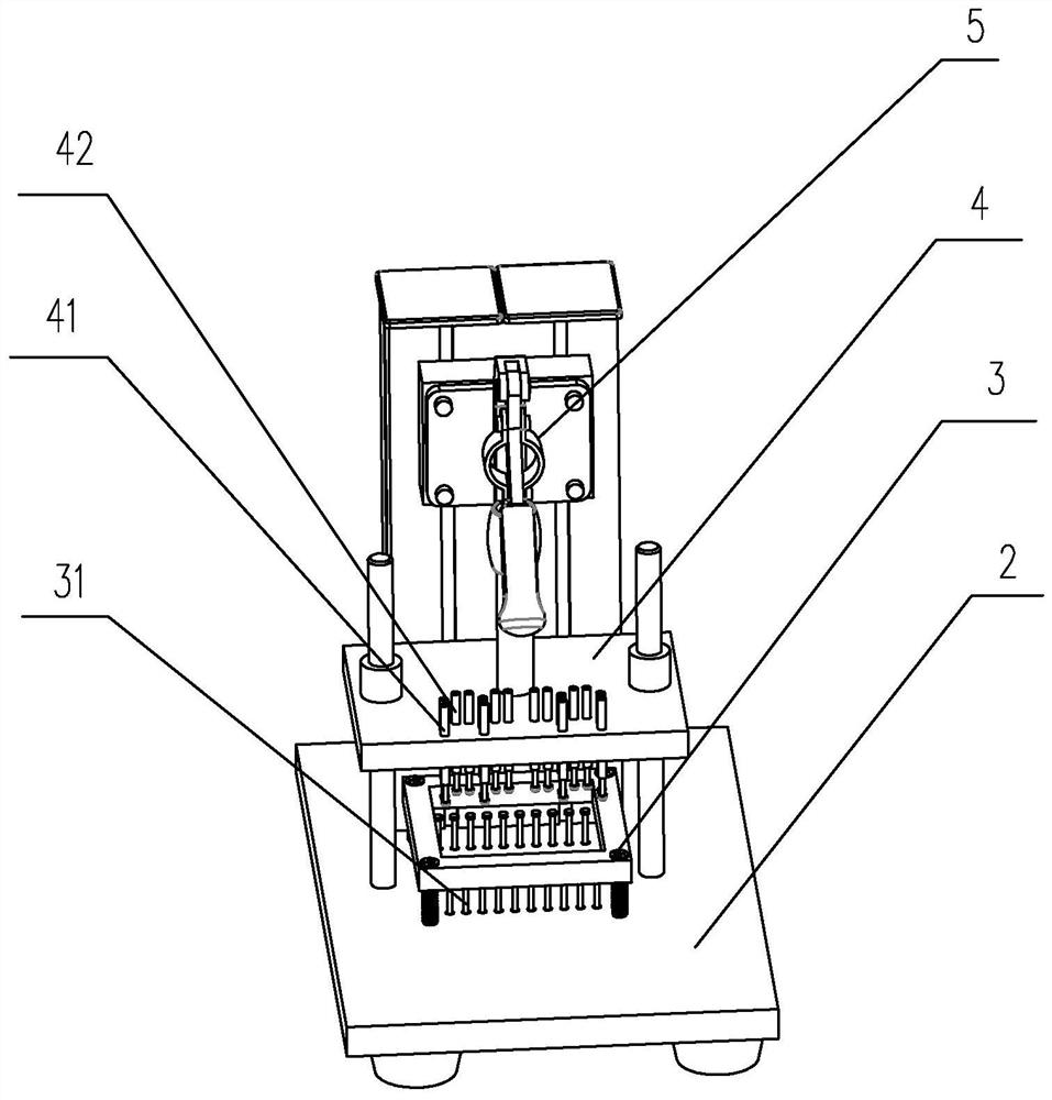 Electric power instrument circuit board detection device