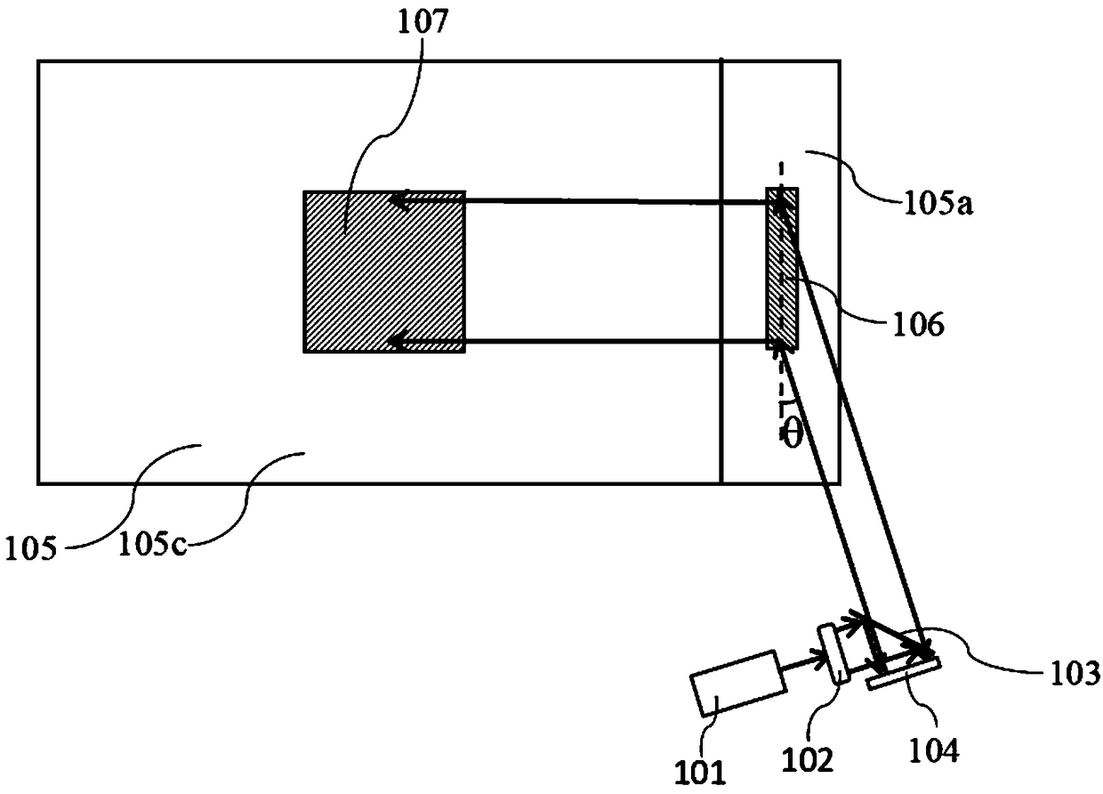 Near-eye display device based on diffractive optical elements