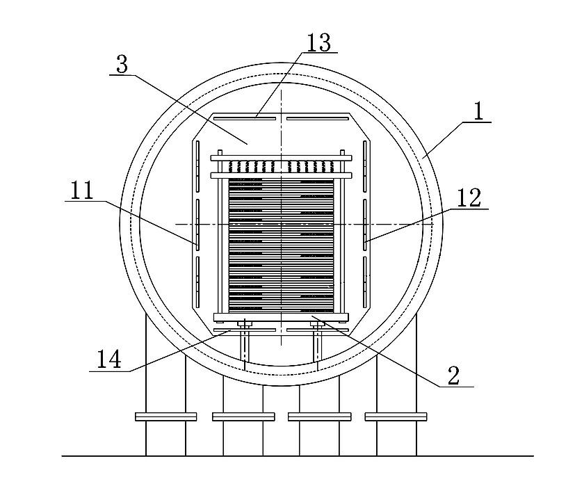 Braze welding heating furnace of aluminum alloy plate-fin heat exchanger and heating partitioning and control methods