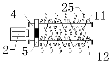 Circuit board recycling treatment device