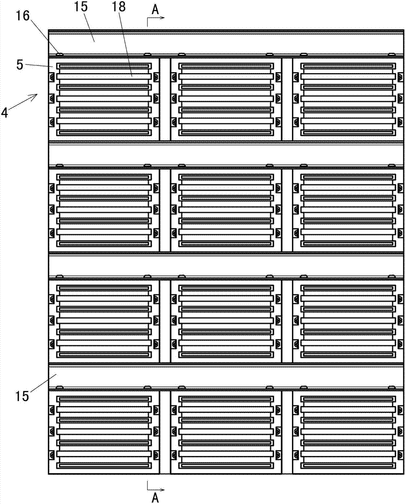 Large-air-volume low-concentration plasma exhaust gas treatment device