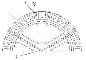 Insulation process of motor stator punching sheet for electric vehicle