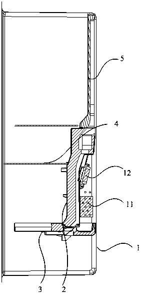 Multi-temperature-zone air-cooled vertical refrigeration device