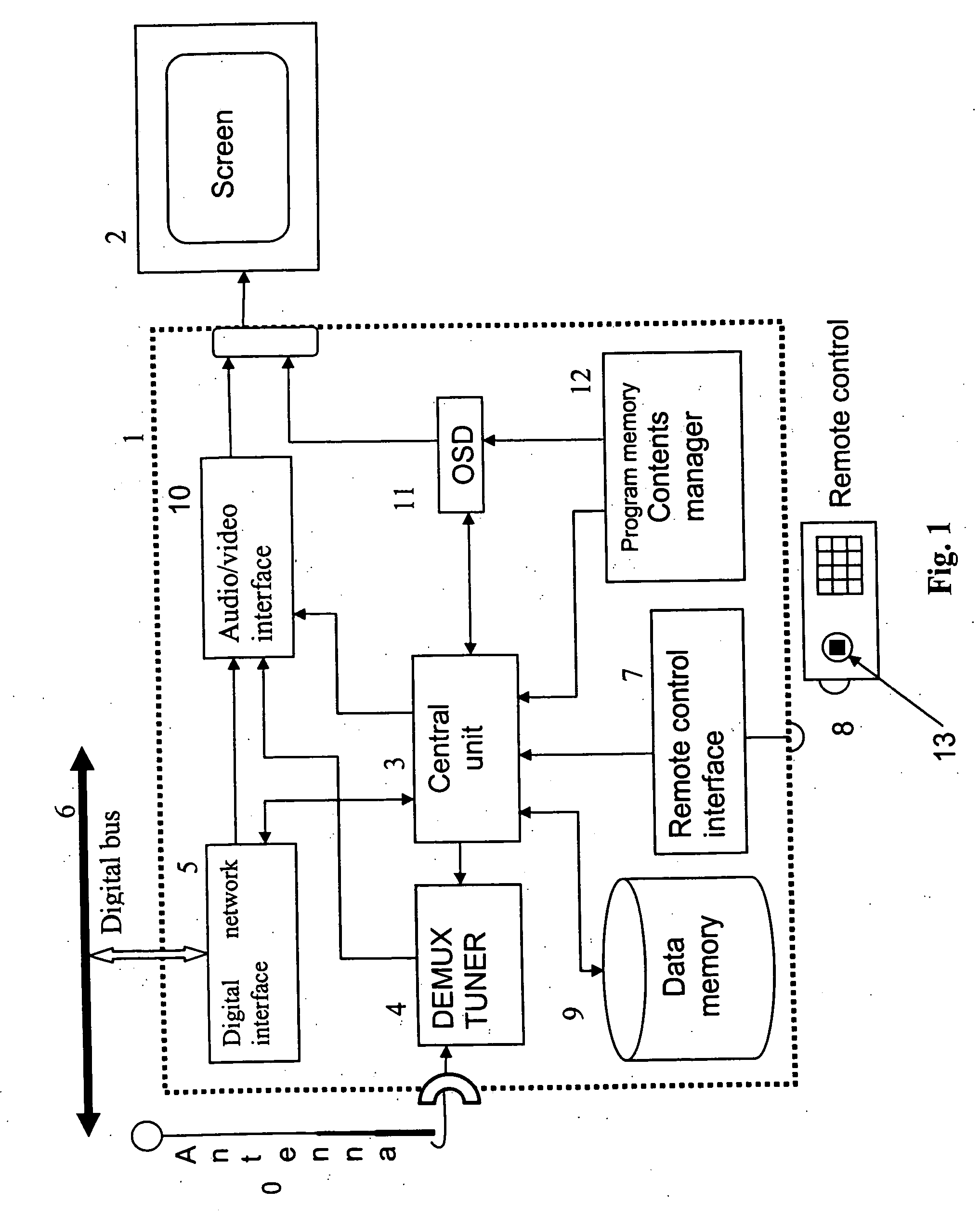 Method of selecting an element from a list by moving a graphics distinction and device implementing the method