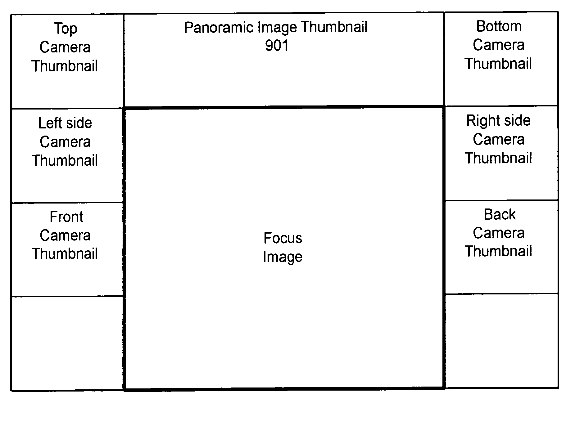 Multiple camera video system which displays selected images