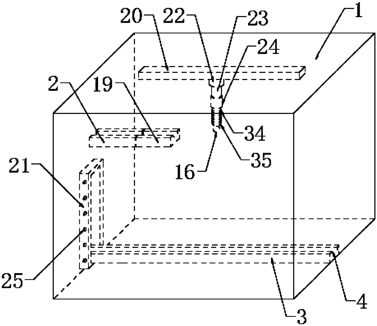 Physical horizontal projection motion verification experimental device