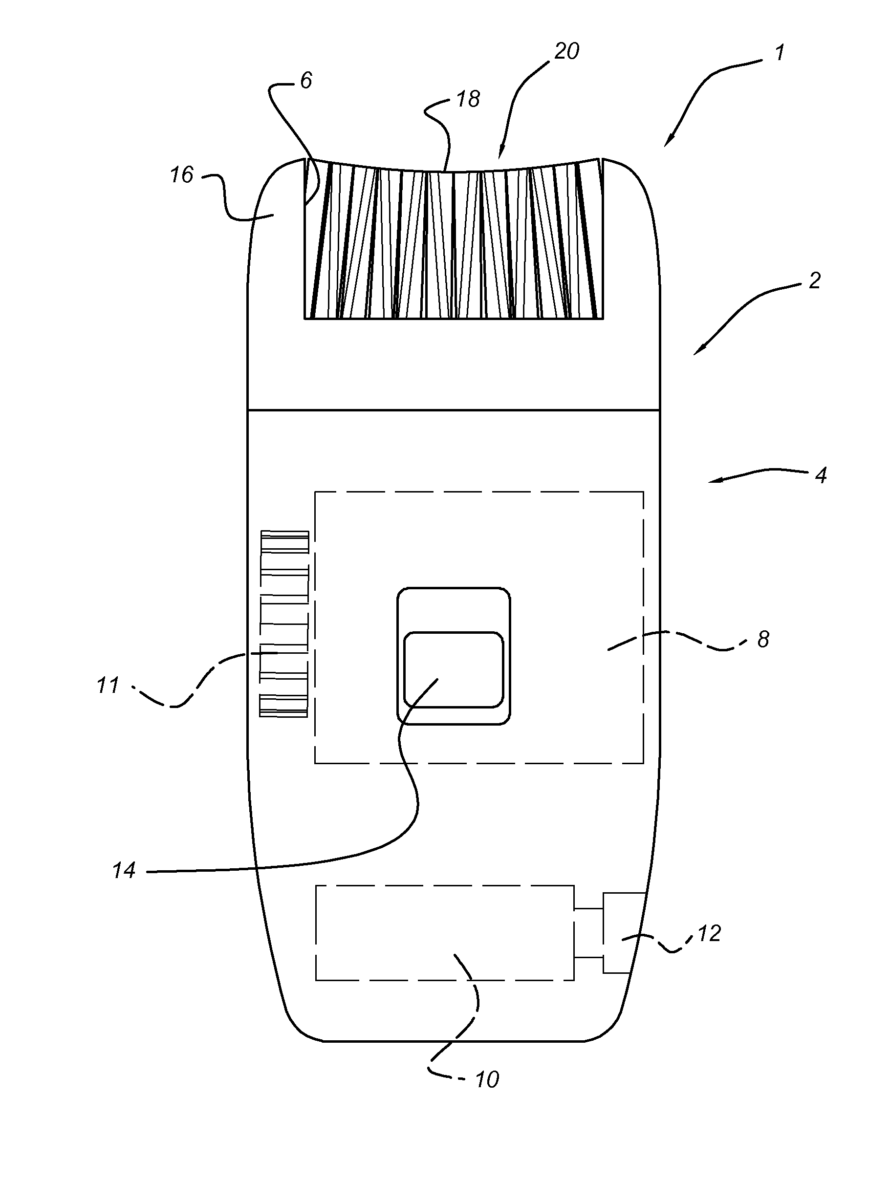 Epilating device