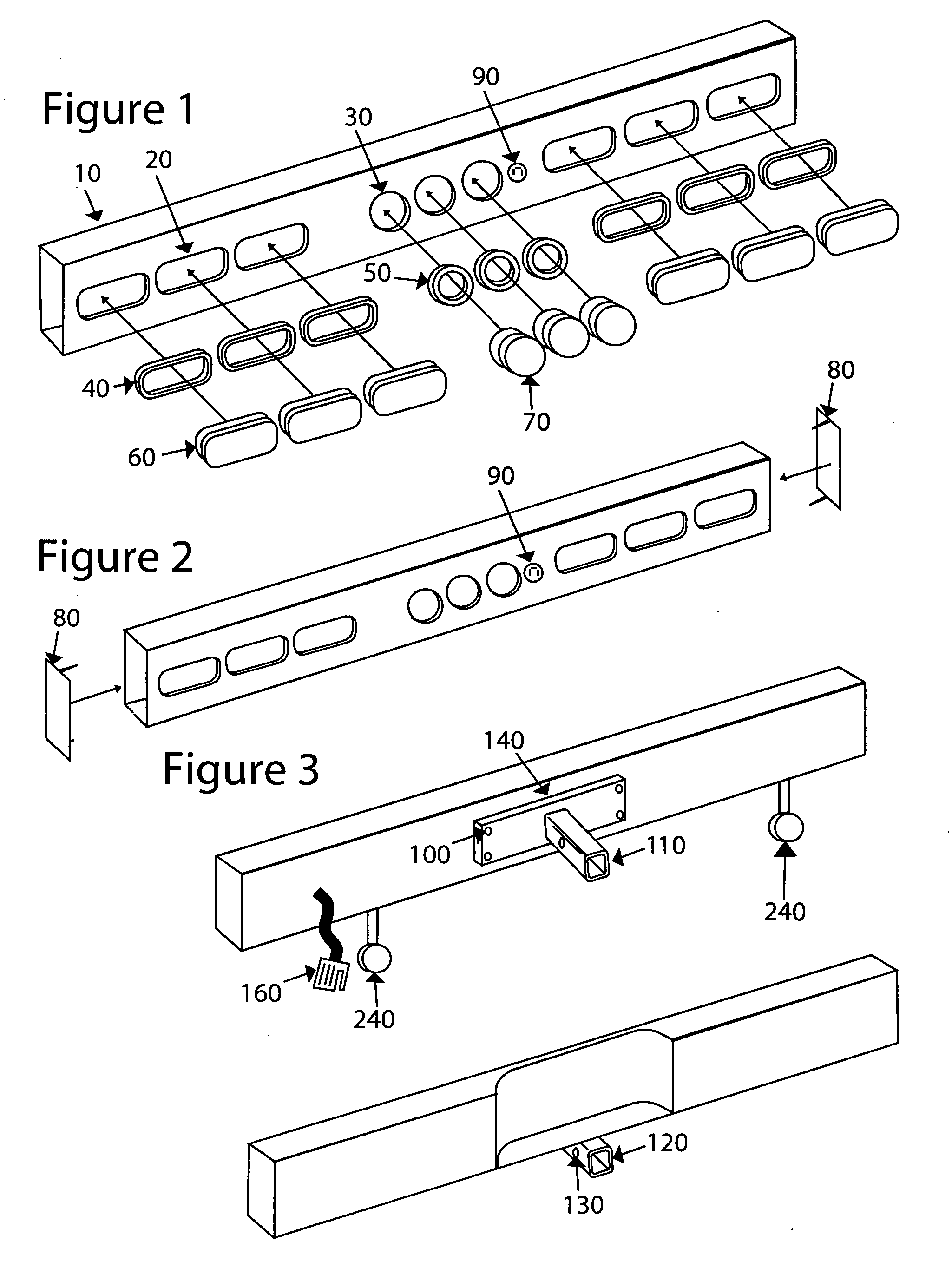 Combination safety light bar signal assembly and method