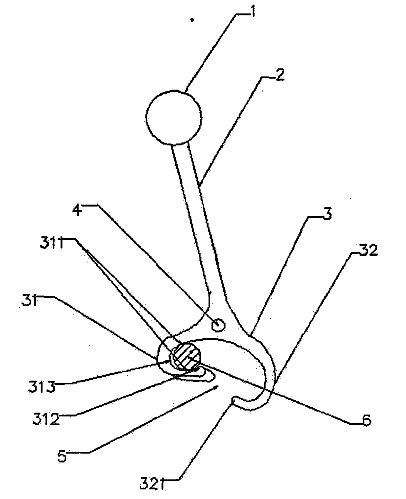 Secondary opening door hook