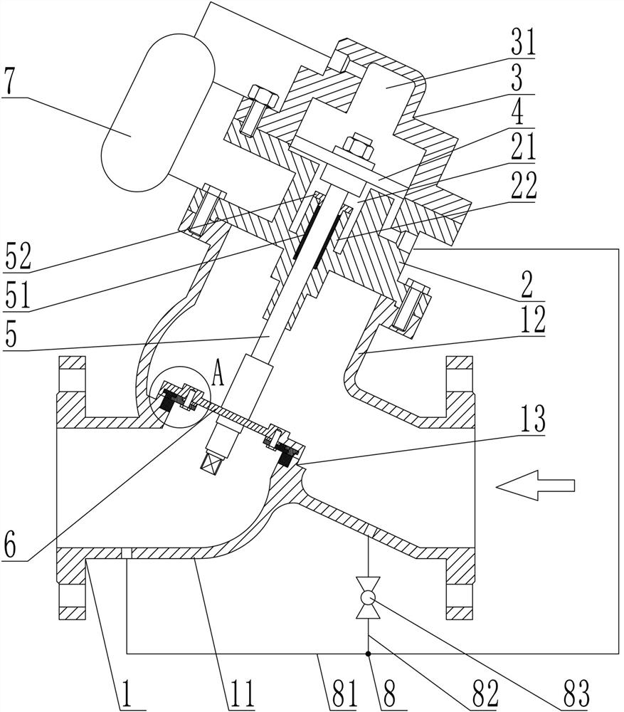 Pneumatic type pipe explosion safety valve and method