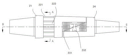 Small-deformation wind tunnel train balance